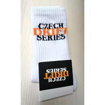 Pánské ponožky DRIFT Ponožky bílé barvy s logem CDS, vel. 39-42