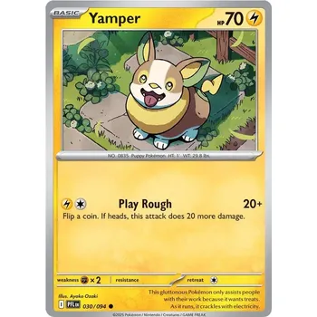 Sběratelská karetní hra Yamper 030/094 - Phantasmal Flames Typ karty: Non-Holo