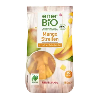 Sušená potravina enerBiO Sušené plátky manga 150 g