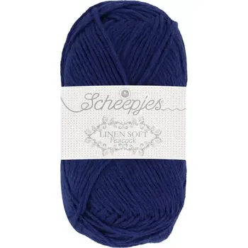 Příze Příze Scheepjes Linen Soft tmavá modrá