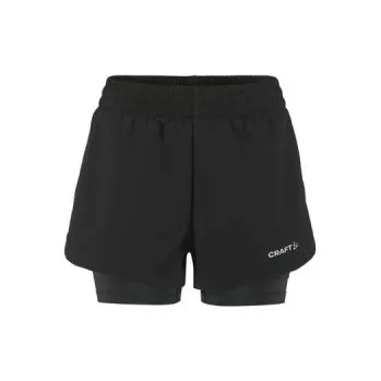 Dámské kraťasy W Šortky CRAFT ADV Essence 2-in-1 2 černá M