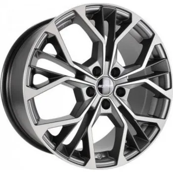 Alu kolo GMP MATISSE 7.5X19 5X108 ET45/63.4 šedá/stříbrná (Pneu GMP Italia 7,5/-19)