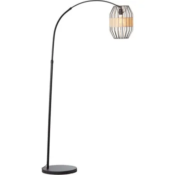Stojací lampa Brilliant 93149/76 Stojací oblouková lampa SLOPE černá