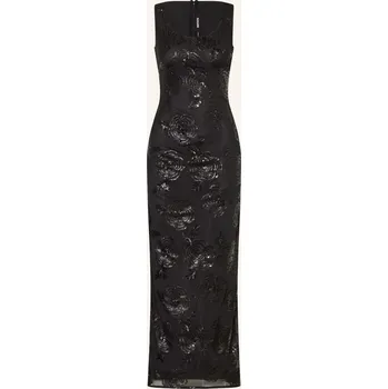 Dámské šaty Rotate Dámské Síťované Šaty S Flitry, černá, 36