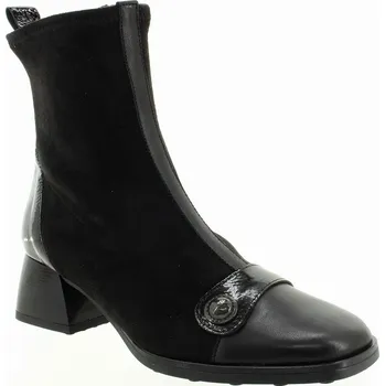 Dámské kozačky HISPANITAS Dámský černý kožený kotník HI254219-BLACK-265 Velikost 40