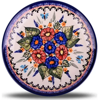 Talíř BOLESŁAWIEC GU-814 DEC. 149 ČLÁNEK. 19,5 cm - keramický dezertní talířek