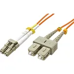 MicroConnect Optický patchkabel LC-SC 62,5/125 (multi mode), LSOH, 3mm, duplex, 3m (FIB420003) - 21.98.9330