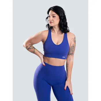 BrainMax Brain dámský sportovní top s vykrojením, fialová Velikost: L Dámský pohodlný sportovní top