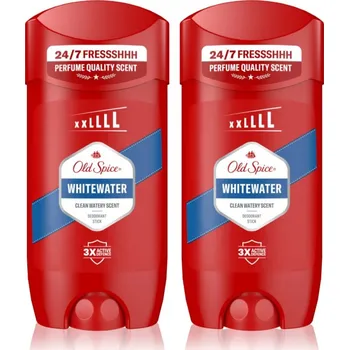 Kosmetika Old Spice Whitewater tuhý deodorant pro muže 2x85 ml