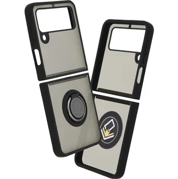 Pouzdro na mobilní telefon Techsuit Glinth Samsung Galaxy Z Flip3 5G Černá