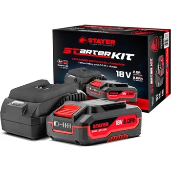 Nabíječka + aku L20, 2.0 Ah, Stayer 37712.1020