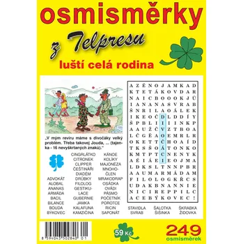 Kniha Osmisměrky z Telpresu luští celá rodina 2/2025 - 249 osmisměrek