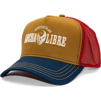 Kšiltovka Kšiltovka Stetson - Trucker Cap Lucha Libre by JJ Hats - Navy/Orche velikost One Size (56-59 cm)