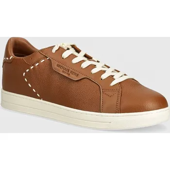 Dámské tenisky Kožené tenisky Michael Kors Keating hnědá barva, 42T4KEFS1L 230 42T4KEFS1L.230 88X, EUR 40