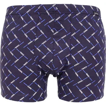 Pánské stylové boxerky s potiskem Andrie PS5939 navy velikost L-50/52