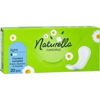Menstruační vložka Naturella Camomile Light slipové vložky 20 ks