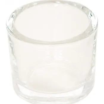 Svícen Chaks Svietnik na čajovú sviečku - Priehľadný 6,5 x 5,7 cm