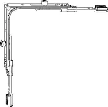 Okno MACO-TRONIC MM rohový převod 1 i.S.-čep 1 kontak Tricoat-Evo (232865)
