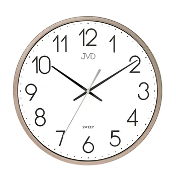Hodiny JVD HX8016.2 quartzový strojek, tichý chod, arabská čísla
