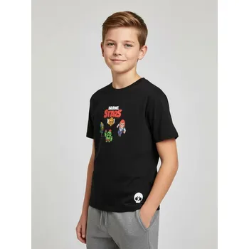 Chlapecké tričko Sinsay - Tričko s krátkým rukávem Brawl Stars - černá - 516FC-99X - 516FC-99X-158