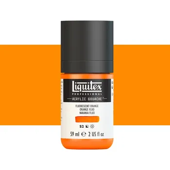 Vodová barva Akryl kvašová barva Liquitex - Fluorescent Orange