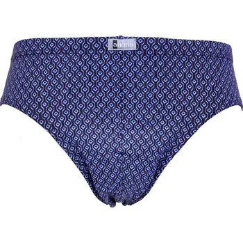 Slipy Pánské slipy Andrie s geometrickým vzorem PS3588 navy velikost XXL-58/60