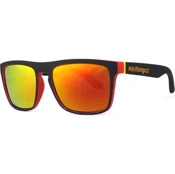 Sluneční brýle DRIFT Brýle černo- oranžové barvy s logem CDS