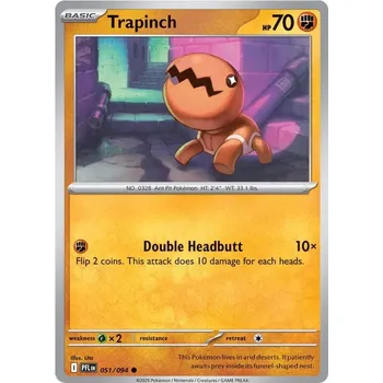 Sběratelská karetní hra Trapinch 051/094 - Phantasmal Flames Typ karty: Reverse Holo