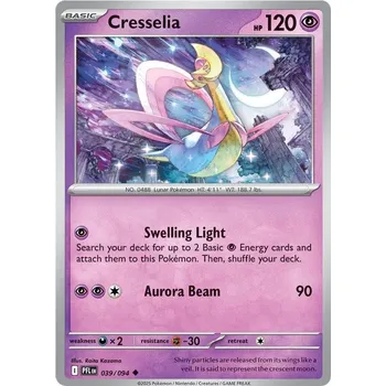 Karetní hra Cresselia 039/094 - Phantasmal Flames Typ karty: Reverse Holo
