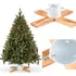 Stojánek na vánoční stromek Stojan na vánoční stromek 48 x 48 x 4, 5 cm dřevěný/bílý