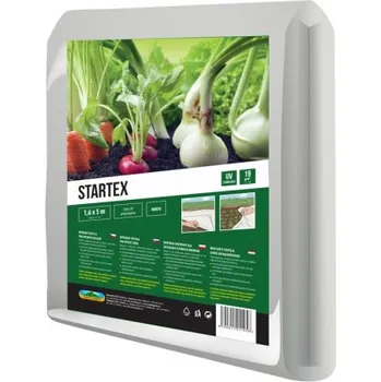 Mulčovací textilie Startex 00850 Textilie netkaná k rychlení bílá 1,6 x 5m