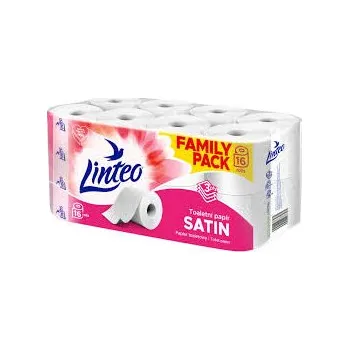 Toaletní papír Toaletní papír LINTEO bílý 3-vrst.16ks 15m 20672