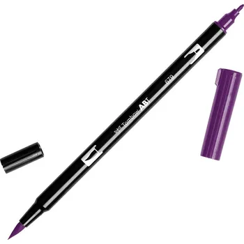 Oboustranný štětcový fix Tombow ABT DUAL - fialová Barva: 679 - Dark Plum