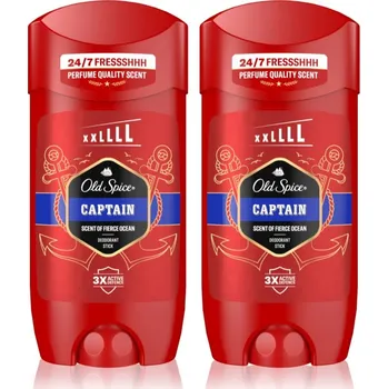 Old Spice Captain tuhý deodorant pro muže 2x85 ml