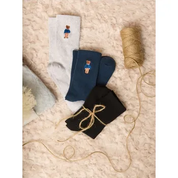 Oblečení a móda Sinsay - Ponožky 3 kusy - vícebarevná - 838EL-MLC - 838EL-MLC-43R