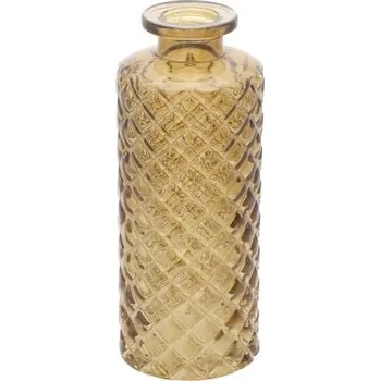 Váza Chaks Sklenená váza - Zlatá 5,5 x 13,2 cm