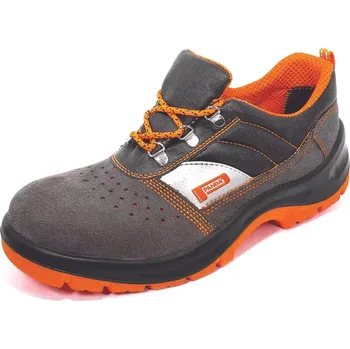 Pracovní obuv PANDA Obuv pracovní polobotka ERGON LAMBDA S1, barva šedo-žlutá, vel. 35