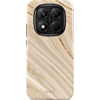 Pouzdro na mobilní telefon Kryt Xiaomi Redmi Note 14 Pro 5G AURIX pevný Golden Sands (obal neboli pouzdro na Xiaomi Redmi Note 14 Pro 5G)
