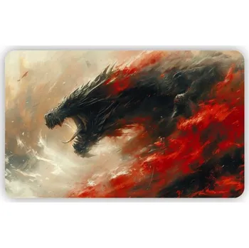 Dekorativní magnet Magnetka 89x55mm ve tvaru obdélníku - dračí hněv