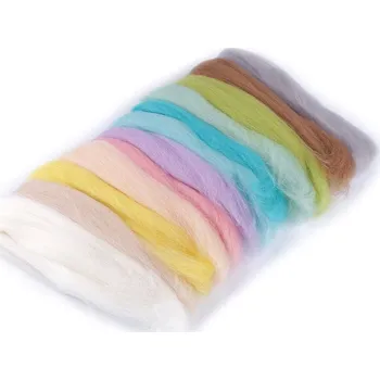 Ovčí rouno česané (50g) varianta mix č.3