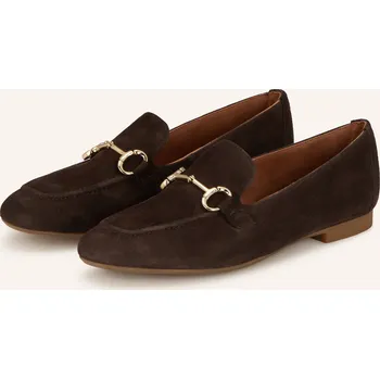 Dámské mokasíny Paul Green Dámské Mokasíny, tmavě hnědá / zlatá, 40,5