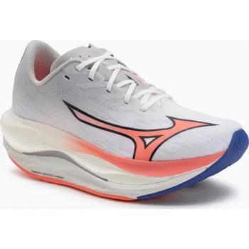 Dámská běžecká obuv Dámské běžecké boty Mizuno Wave Rebellion Flash 3 white/striking coral/iris bloom