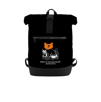 Městský batoh Bastard Mám nejhodnější kočičku batoh Black