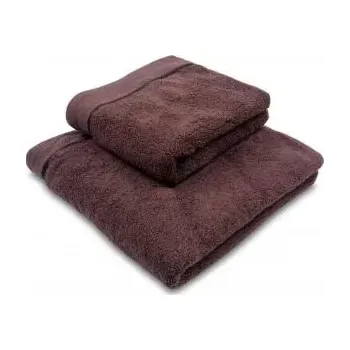 Ručník Ručník a osuška z mikrobavlny, tmavě hnědá