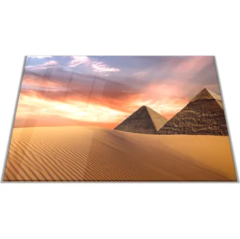 Kuchyňské prkénko Glasdekor Skleněné prkénko pyramidy Egypt Prkénko: 30x20cm