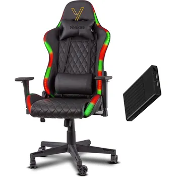 Herní příslušenství Yenkee YBS 300RGB Herní židle YGC 300RGB STARDUST + power banka YPB 1041 – Dárek za 1 kč