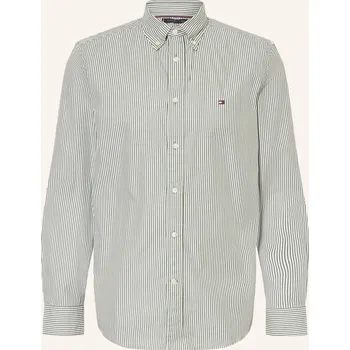 Pánská košile Tommy Hilfiger Pánská Košile Regular Fit, zelená / bílá, 40