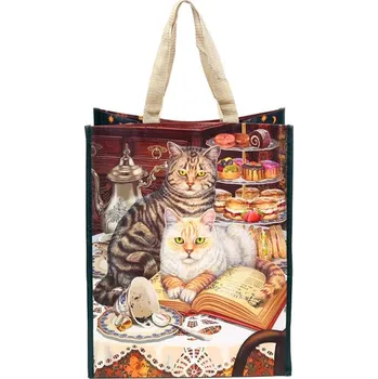 Nákupní taška s kočkami v kuchyni - design Lisa Parker