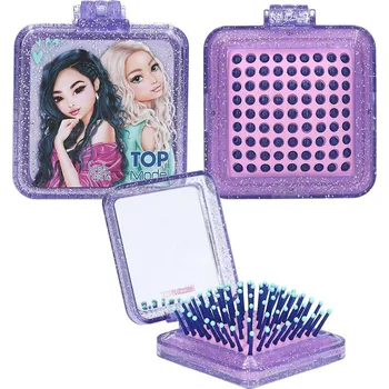Skládací kartáč na vlasy se zrcátkem Top Model Beauty&Me - 3525855