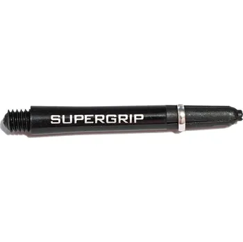 Příslušenství pro šipky Násadky na šipky Harrows Supergrip černé, stříbrné, středné